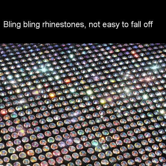 Чехол на подлокотник автомобиля со стразами, универсальная прямоугольная эластичная лента, защитная накладка для центральной консоли, подушка, коврик, аксессуары для салона автомобиля