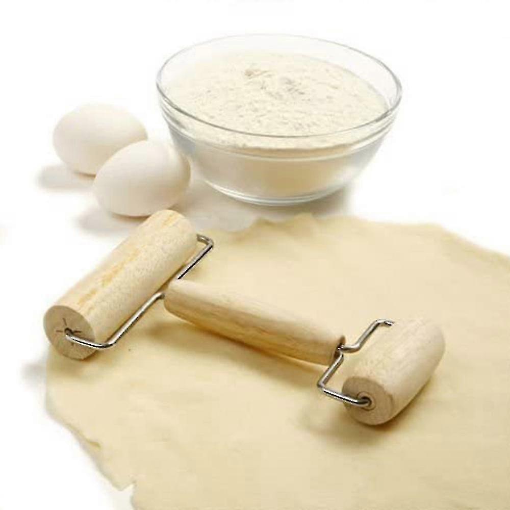 Wood Rolling Pin,dough Roller Pizza Roller Cookie Baking Accessories