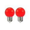 Light Bulbs for Garden Garland Party Red 2 Pcs 36V E27 Goldlux 308757