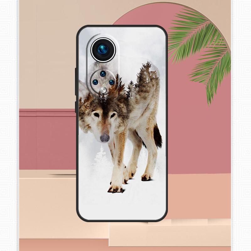 Wolf Howls Art Case For Honor Magic 7 Lite 5 6 8 Pro Honor 400 200 X9c X9b X9a X8b X8a X8c 50 70 90 Cover