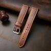 Ремешок для часов из телячьей кожи, мягкий материал, ремешок для часов, ремешок из масляной восковой кожи, ультратонкий браслет 18 мм 20 мм 22 мм