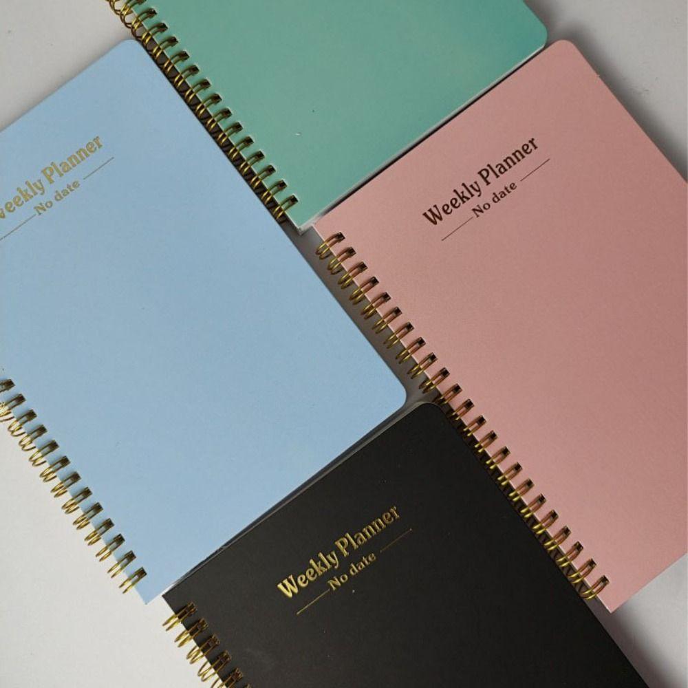 Еженедельник без даты А5 Блокнот на спирали Портативный еженедельник Офис