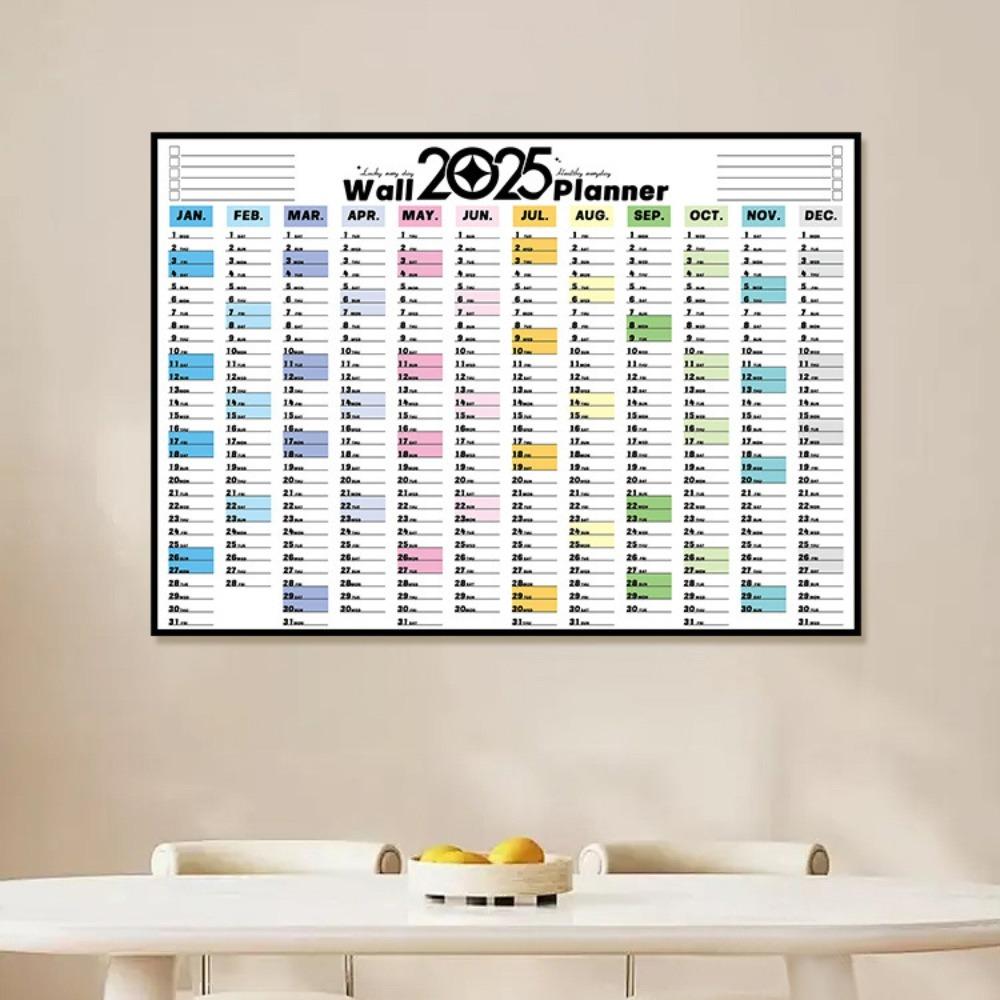 Multipurpose Planning Wall Calendar Hanging Planner Sheet Planner Digital Schedules  Home Office