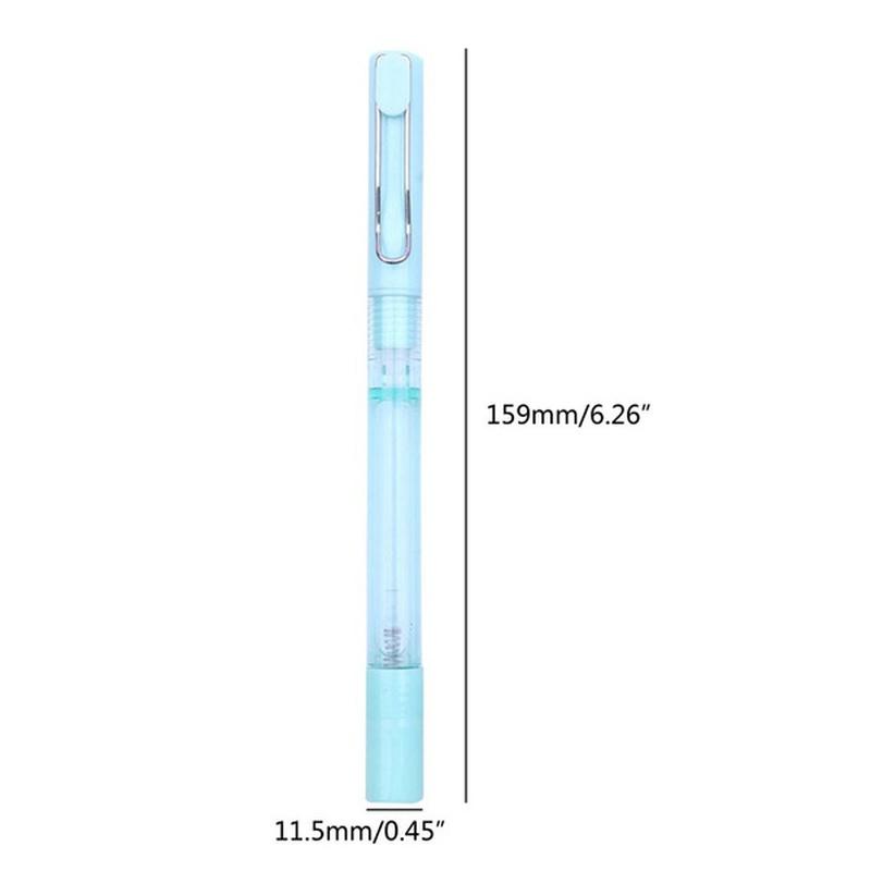2/4Pcs Spray Pen Portable Refillable Spray Bottle Writing Pens School Office Gel Pens Students Supply Color Random