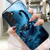Механический Скорпион Синий Стеклянный Чехол для Телефона Подходит для Samsung Galaxy S26 S25 S24 S23 S22 S20 FE/Ultra/Plus Противоударная Задняя Крышка