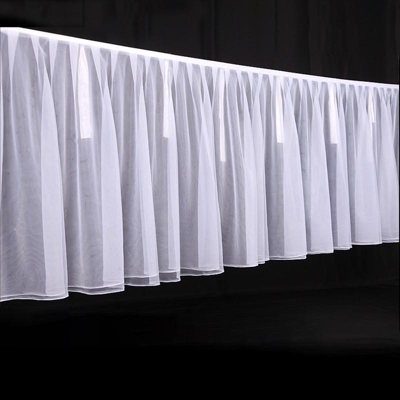 3/5/10M Пачка Потолочные Драпировочные Панели Свадебный Декор Длинный Прозрачный Газовый Потолочный Драпировщик Церемониальный Зал Декор Для Вечеринок Навес