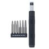 Takagi Micro Impact Driver with Screw Puller Powerful Tool for and Removing and Rusted Knurled Bits, 6-Piece Set, Small, Manual, Tightening,