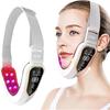 1 шт. Устройство для подтяжки лица, светодиодная фотонная терапия, вибрационный массажер для похудения лица, подогрев двойного подбородка, V-образный вибрационный массаж лица