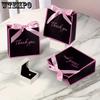 10pcs Thank You Gift Bags with Ribbon Paper Treat Bags Party Favor Bags Reusable Goodie Bags Paper Gift Bags Shopping Bags Packaging Bag for Birthdays
