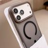 Роскошный матовый тонкий чехол для Magsafe для iPhone 17 Air 16 16E 15 14 Plus 13 12 Mini 11 Pro Max Магнитный прозрачный твердый защитный чехол-кожа