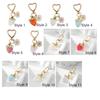 Ornament Fruit Pendant Colorful Strawberry Keyring Fashion Strawberry Keychain  Jewelry Gift