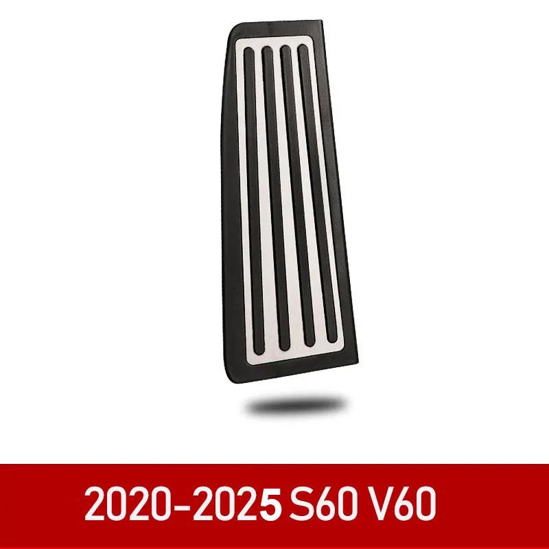 ulsap8 Car Accelerator Brake Pedal Footrest Pedal Plate Cover For Volvo XC60 XC90 S90 v90 s60 v60 xc40 Accessories 2022-25