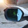 Car Reversing Mirror Rain Shield Carbon Fiber Texture Rearview Mirror Rain Eyebrow Shading Rain Shield Universal Reflective Mirror Rain Shield