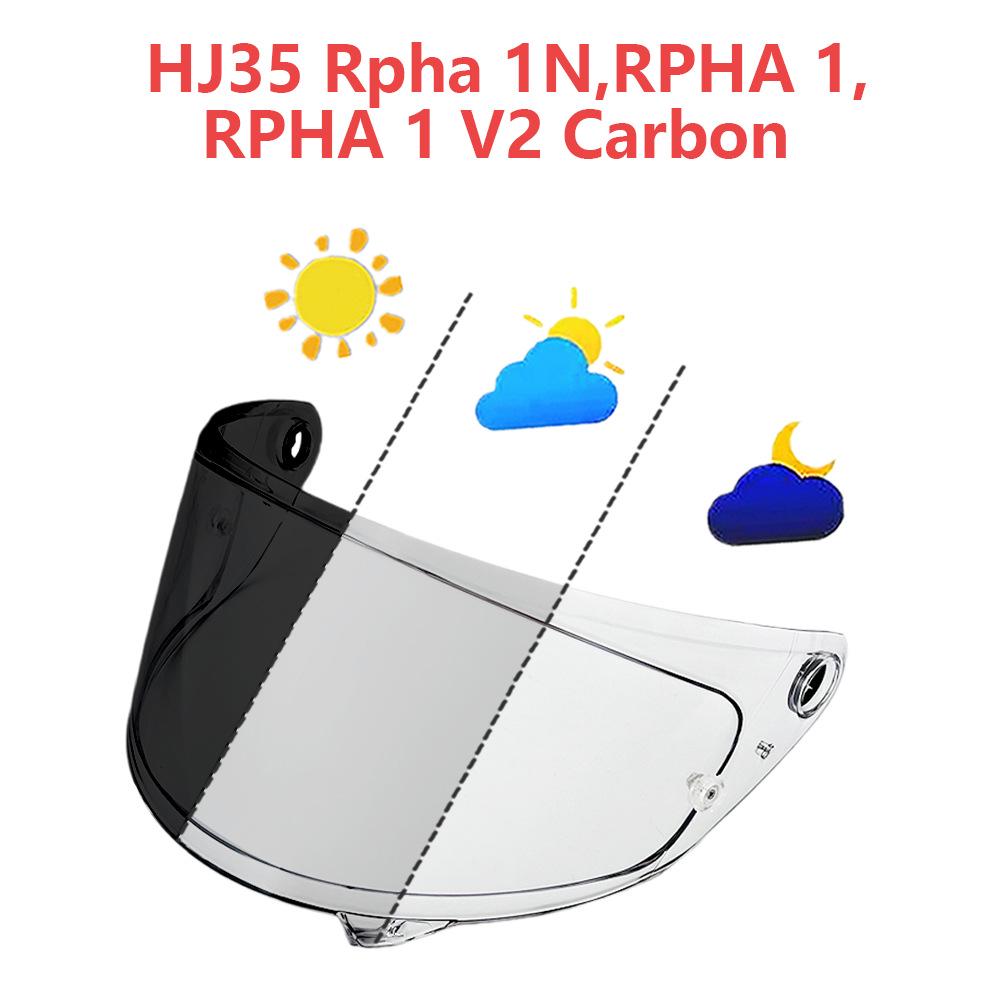 Ветровое стекло HJ35 для шлемов RPHA 1N, RPHA 1, RPHA 1 V2 Carbon