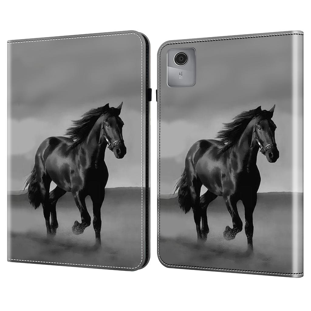 Для Lenovo Tab M11/Xiaoxin Pad 11 2024 Чехол Кожаная Обложка для Планшета с Держателем для Карт