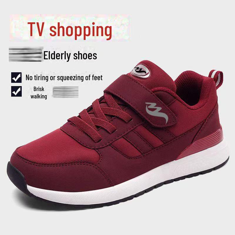 Удобная весенняя обувь для ходьбы для людей среднего и пожилого возраста — легкая, с мягкой подошвой, износостойкая