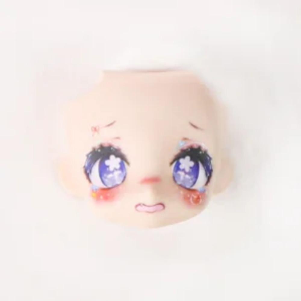 OB11 Кукольное Лицо 1/12 BJD Кукольное Лицо С 3D Аниме Наклейка Глаза Милые Меняющиеся Лица Для GSC Головы DIY Аксессуары Для Девочки Подарочные Детские Игрушки