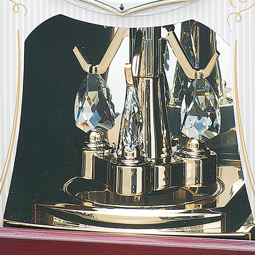 Seiko Часы настольные часы радио аналоговые вращающиеся декоративные деревянные рамки коричневого дерева BY242B SEIKO