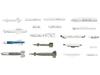 Hasegawa X48-2 AIRCRAFT WEAPONS B U.S. BOMBS 1/48 Scale Plastic Model Kit HAX482