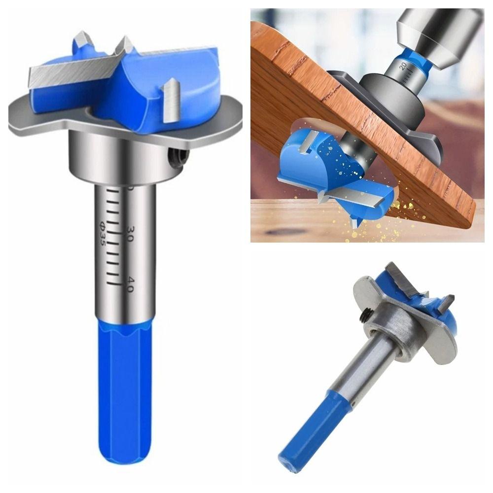 Drilling Furniture Forstner Bit Positioning Hinge Jig Durable Hinge Hole Opener Carpenter