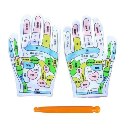 Acupressure Gloves for Palm Massage, Acupressure Stick Tool for Self-Relief, Fatigue Relief, Breathable, Soft, Stress Relief, Unisex, Gift for Men and