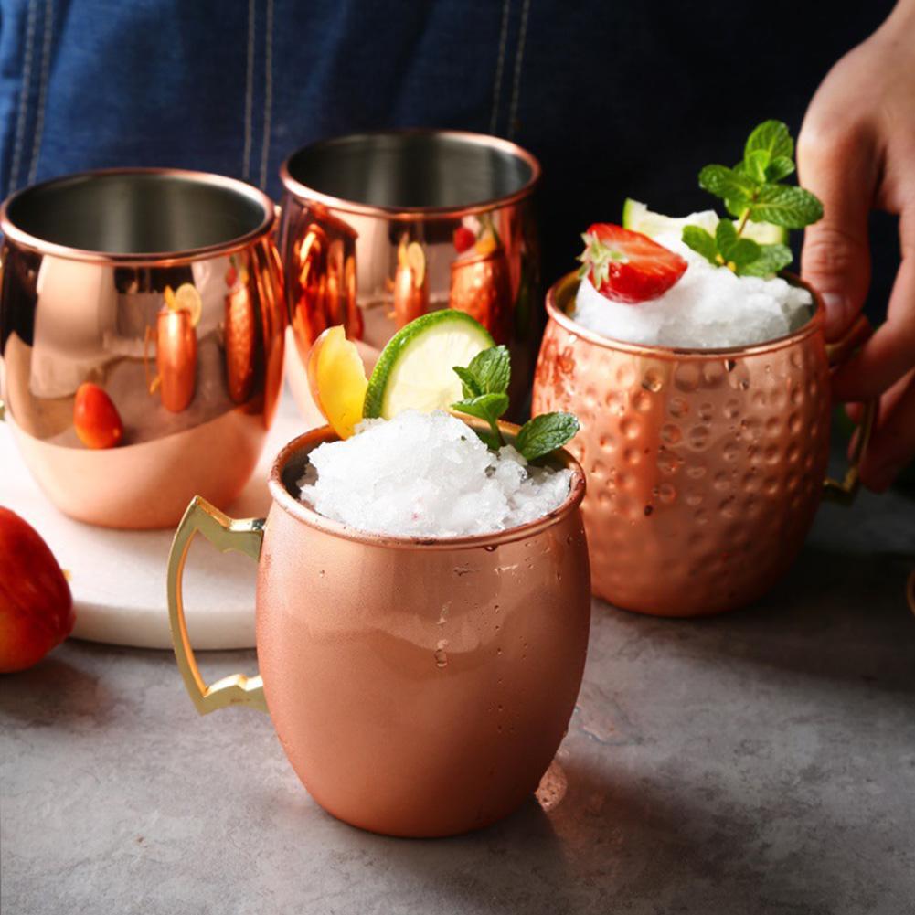 550 мл медная кружка Moscow Mule пивная кружка кофейная кружка медные кружки кухонная барная посуда