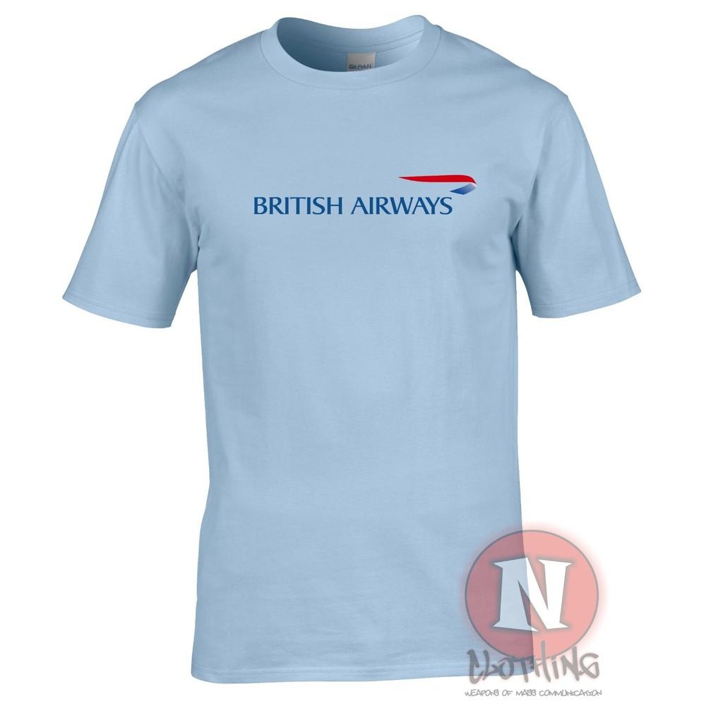 Футболка с логотипом British Airways для споттеров самолетов, экипажа авиакомпаний, аэропортов, туристическая футболка