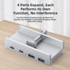 Питание USB-хаб Зажим USB3.2/3.0/2.0 Высокоскоростной хаб Док-станция расширения Внешние подключения