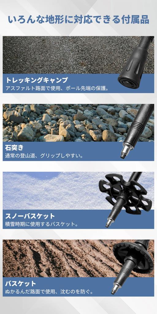 MOON LENCE Folding Aluminum Trekking Hiking Walking Mountaineering Walking Walking with Dedicated Storage Set of 2 Poles, 115-136cm Extendable,