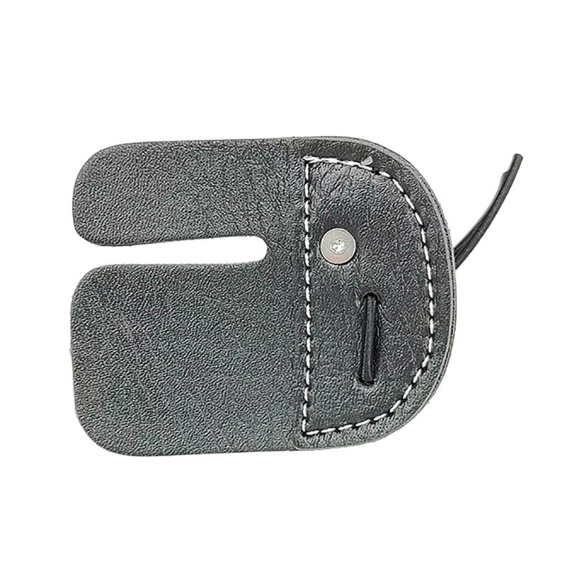 Кожаная защита для пальцев для стрельбы из лука, защитная накладка для перчаток, защита для стрельбы из лука