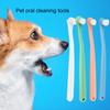 Pet Teeth Cleaning Brush High Density Dental Caring Lightweight Cat Dog Bad Breath Teeth Cleaning Brush Pet Supplies