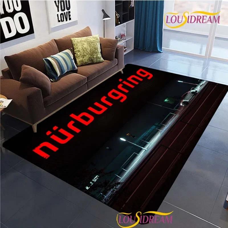 Nurburgring F1 International Track Carpet for Living Room Bedroom Area Rug Decor Kitchen Unslip Floor Mat Alfombra Birthday Gift