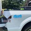 Наклейка на боковую сторону кузова пикапа Ford F-Series & Dodge RAM 4x4