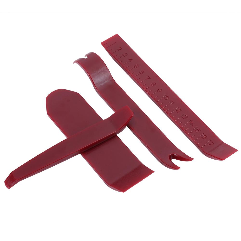 4pcs Car Interior Trim Remover Stereo Audio Radio Door Panel Clip Pry Tools Kit Refit