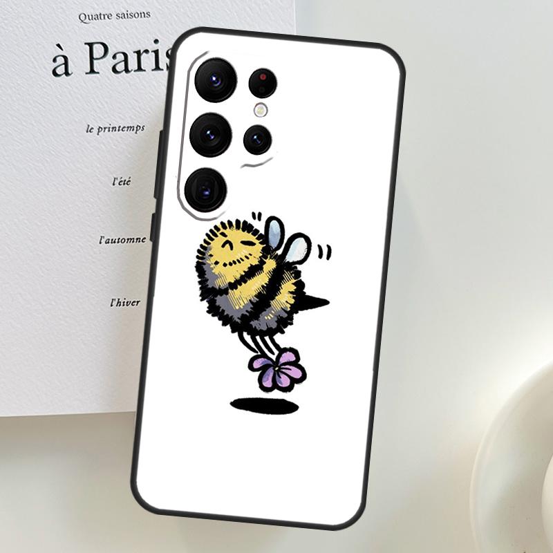 Чехол Пчела для Samsung Galaxy S26 Ultra S25 S24 S22 S21 S23 Ultra Plus S10 S20 S25 FE Чехол для телефона