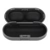 Sound Aid Storage Box Black Lining Waterproof Reusable Earphone Carrying Case for Travel Use Grey