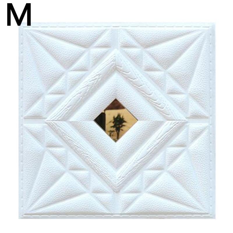 1PC 3D Wall Sticker for Living Room Background Brick Self Adhesive 30x30cm Home Decoration