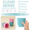 Color Kids 1PCS Silicone Baby Cup Portable Feeding Water Bottle Training Snack Cup Pure Color BPA Free Learning Toddler Cup