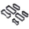 Bone Shape Leather Cutting Die Set Rectangle Craft Hole Puncher  Handmade DIY Leather Craft