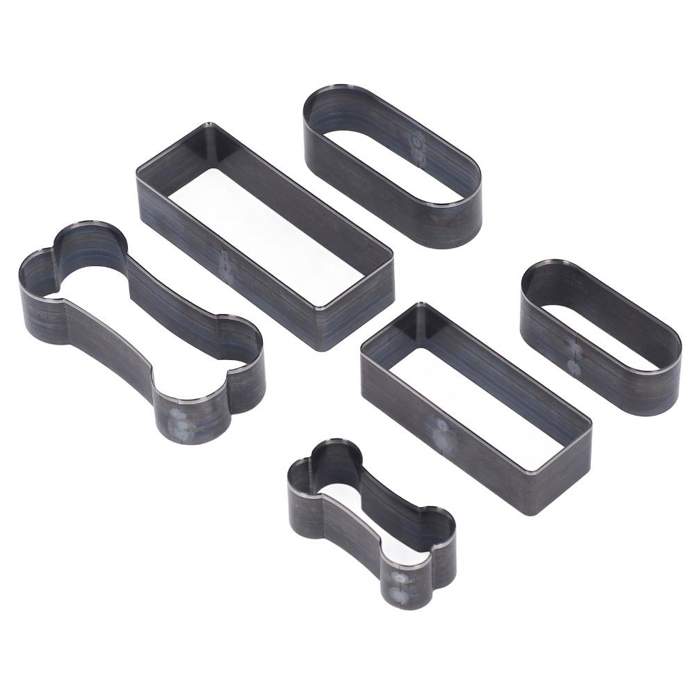 Bone Shape Leather Cutting Die Set Rectangle Craft Hole Puncher  Handmade DIY Leather Craft