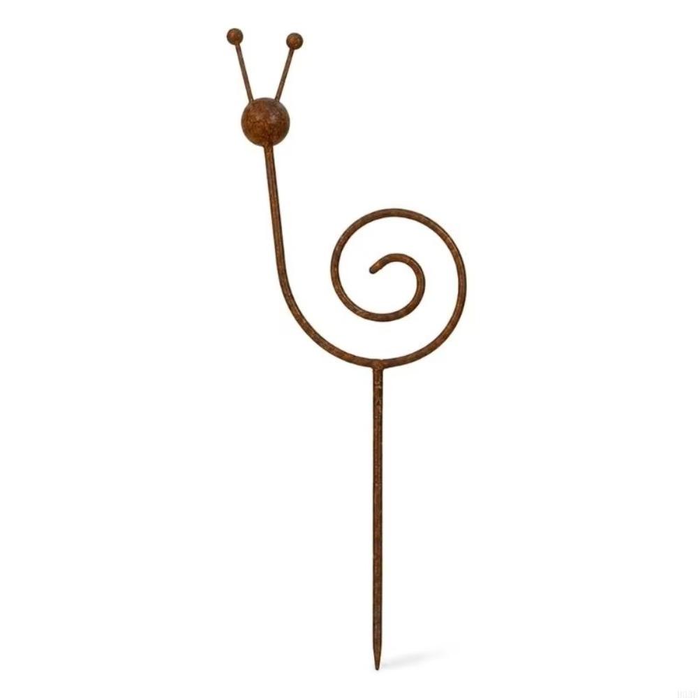 Rustproof Snail Shape Yard Art Weather Resistant Plant Snail Stake Patio Porch