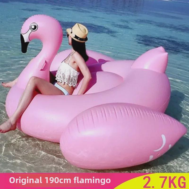 Красочный надувной плавучий матрас «Крыло единорога» - Утолщенный надувной круг для плавания