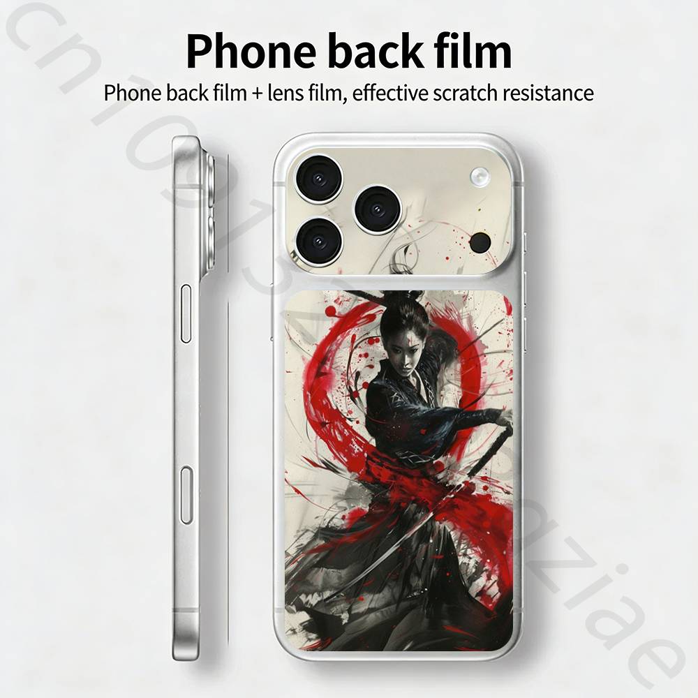 Живопись эпохи Возрождения Наклейка-пленка Full Cover Skin Wrap 3D Цветная Задняя Защитная Наклейка для iPhone 17 pro Max /17 pro