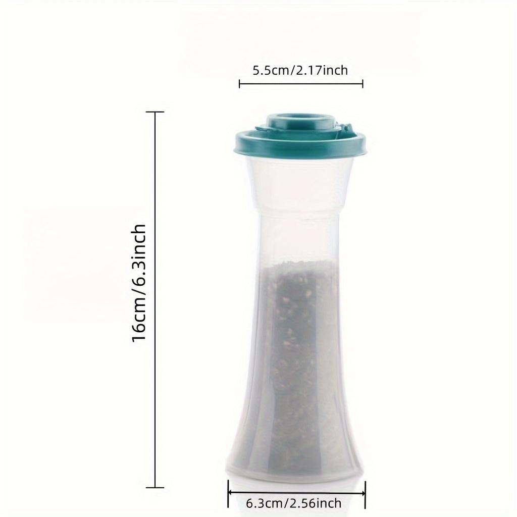 [Влагозащищенные] Пластиковые солонки и перечницы с крышками | 2 шт. | Пластик | Влагозащищенные, с таймерным покрытием | Для дома, кухни, ресторана, кемпинга