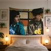 Высококачественный гобелен Byler Heart Floral, многоразовый, прочный, разных размеров, с плоским принтом, для общежития, спальни, домашнего декора