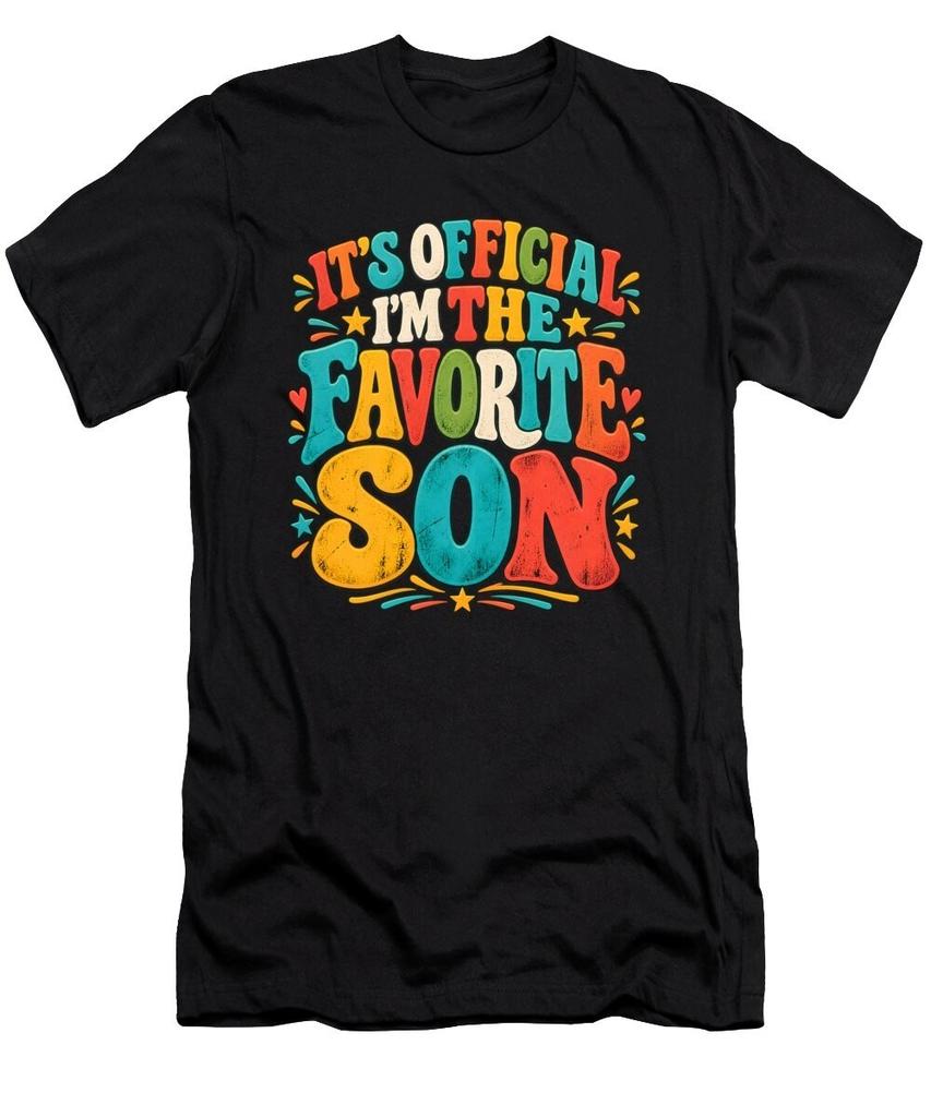 Favorite Son T Shirt Funny Son Gift Dad Mom Typography