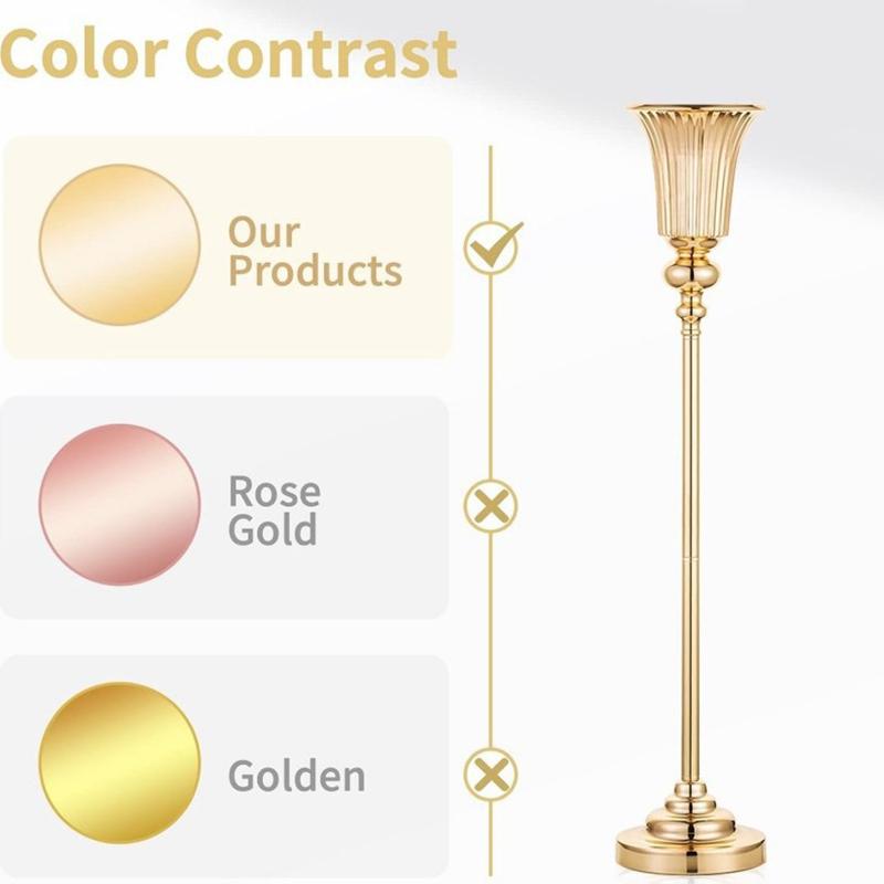 1 шт. металлическая подставка для цветов для вечеринки, свадьбы, вазы, украшения обеденного стола, труба, дорога, ведущая на мероприятие, годовщину церемонии