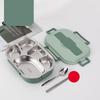 Food Storage Container Dinnerware Stainless Steel Lunch Box Portable Bento Box Food Storage Student
