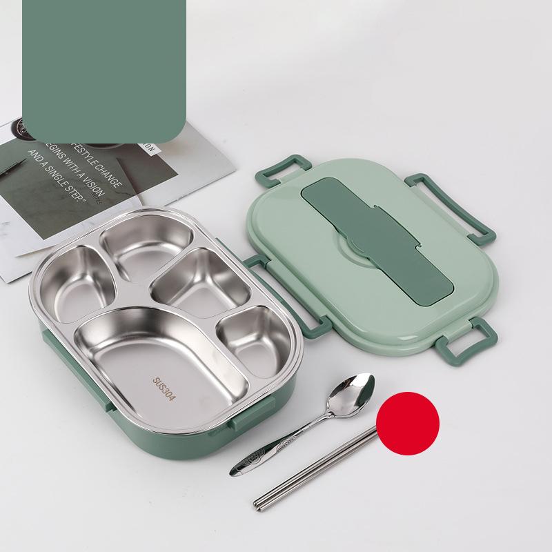 Food Storage Container Dinnerware Stainless Steel Lunch Box Portable Bento Box Food Storage Student