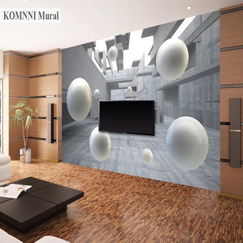 3D абстрактная космическая фреска расширить космический шар ТВ фон настенная роспись гостиная спальня украшения обои
